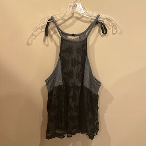 💙 Free People High Neck Tank🩶